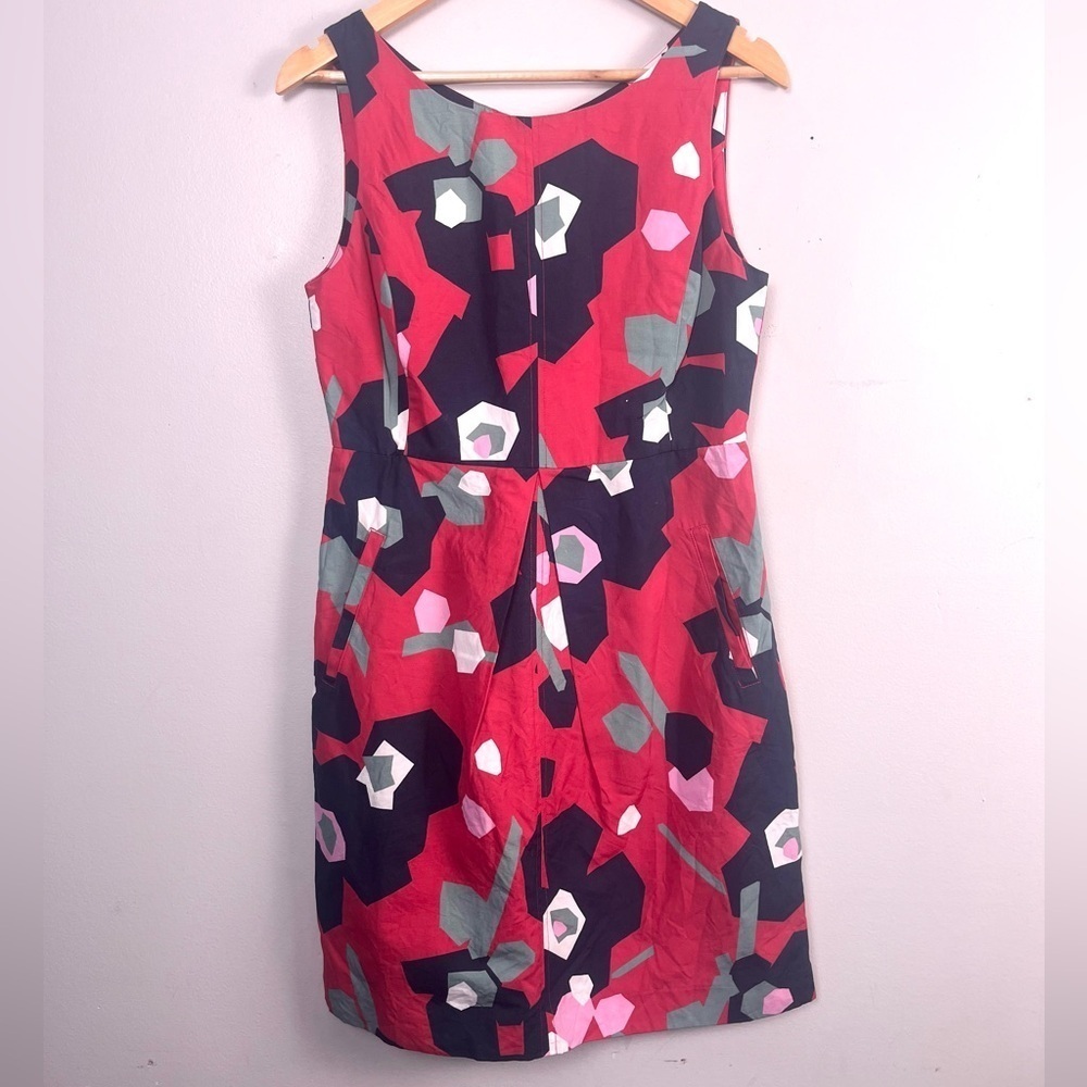 Tyler Boe Linen Multi Poppy Sleeveless Dress size 4